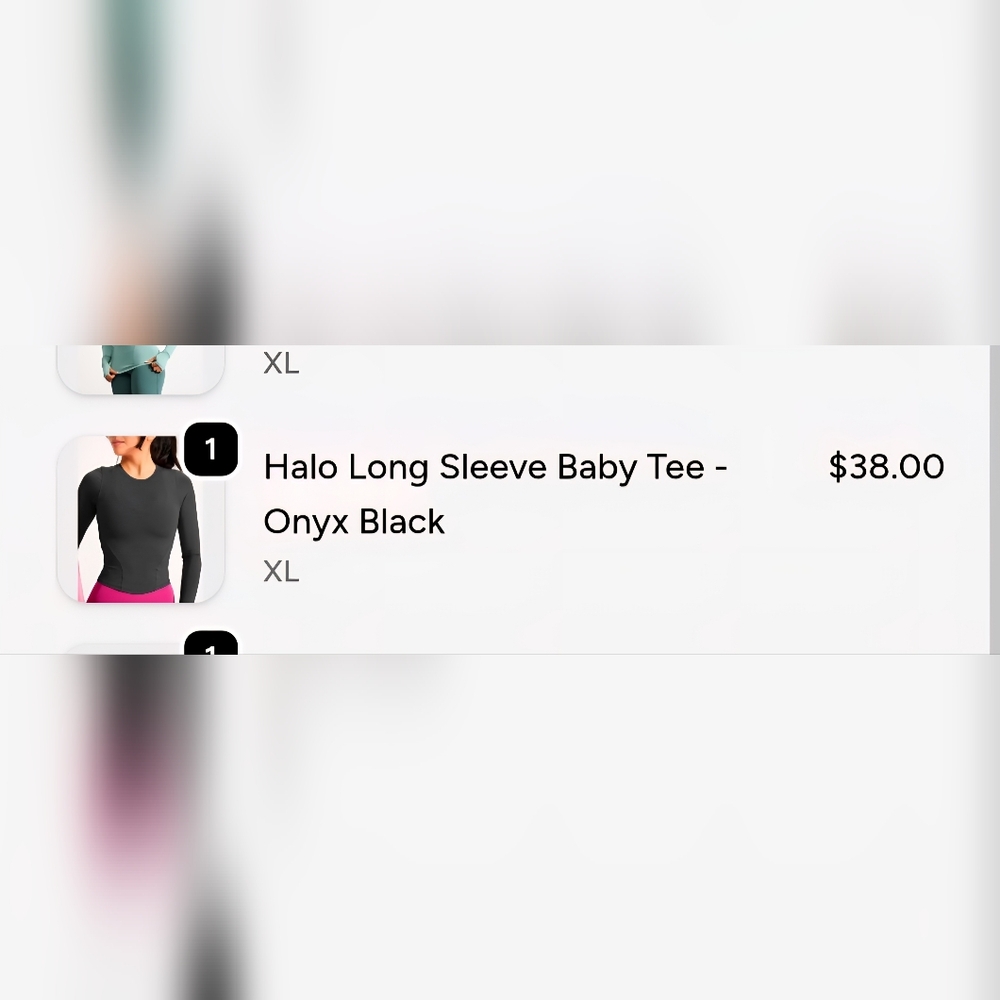 Buffbunny Halo  Baby T Long Sleeve Top - XL Black NWT